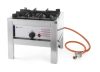 Hendi 147108 gázüzemű főzőzsámoly, vezetékes és PB gázra is, 6,7 kW