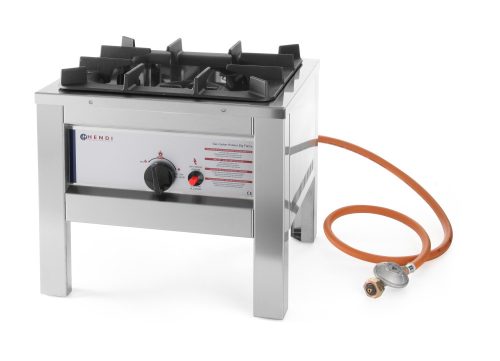 Hendi 147108 gázüzemű főzőzsámoly, vezetékes és PB gázra is, 6,7 kW
