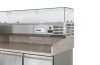 Hendi 232033 Pizza pult hűtővitrinnel 380+40 liter