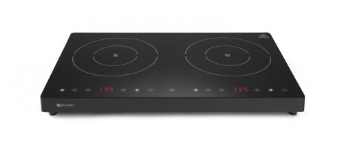 Hendi 239414  Dupla indukciós főzőlap, 3500 W Fekete
