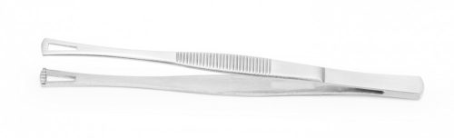Hendi 680162 Rozsdamentes csipesz szögletes fejjel, 145 mm